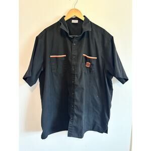 Burger King Manager Uniform Shirt Men’s 3XL Short Sleeve Button Up Employee